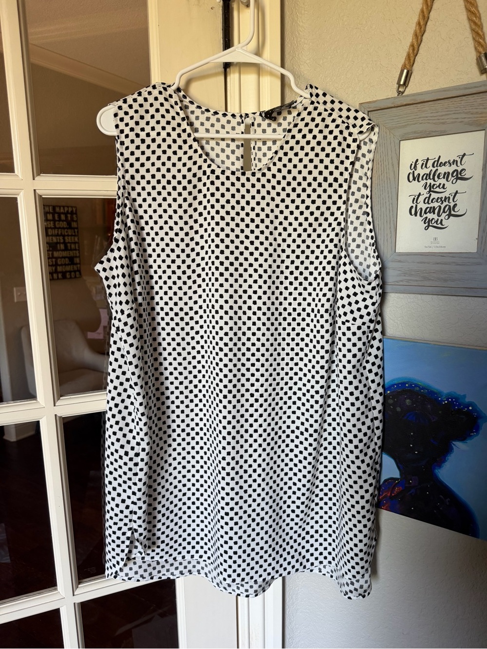 Sleeveless Lord & Taylor 2X Geometric Tank Tunic